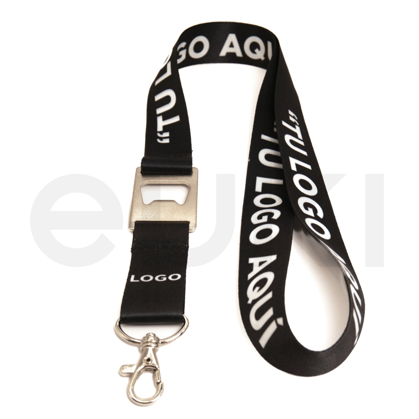 Lanyard Destapador Personalizado 25mm | Porta Gafete con Logo 20 Piezas